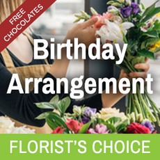 Florist's Choice Birthday Bunch With Free Chocolates