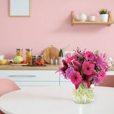 Pretty Pinks Bunch life kitchen