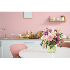 Pastel Bunch With Vase deco