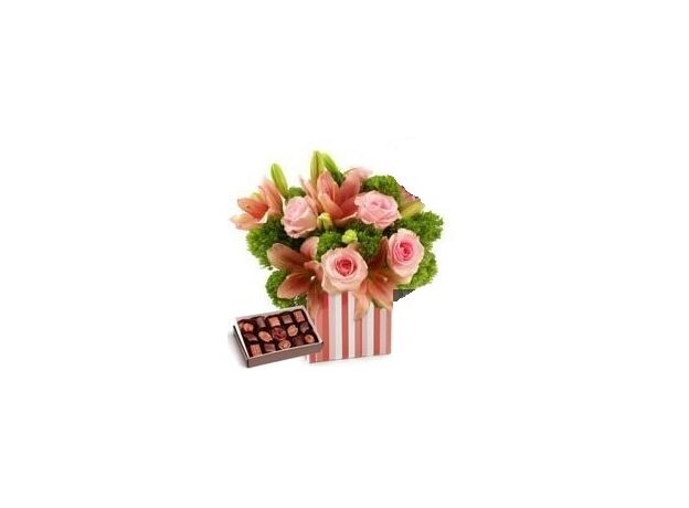 Blush Pinks Arrangement With Free Chocolates