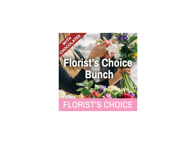 Florist's Choice Bunch With Chocolates