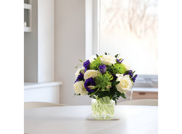 Lovely Lilac & Lime Bunch kitchen