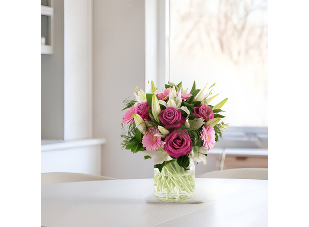 Rose, Gerbera & Lilies Bunch Kitchen