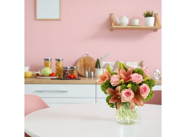 Blush Pinks Bunch kitchen