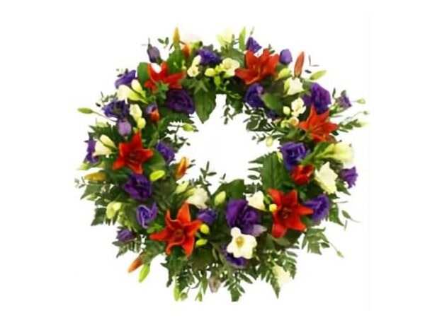 Wreath With Mixed Colours